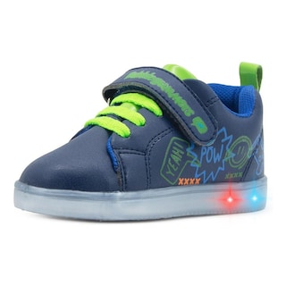 Foto 2 | Foto 2 | Tenis Niño Luz Led Bubble Gummers Velcro Nimbus 14-19 Azul Marino