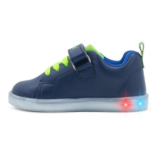 Foto 3 | Foto 3 | Tenis Niño Luz Led Bubble Gummers Velcro Nimbus 14-19 Azul Marino