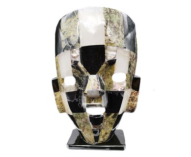 Foto 1 | Foto 1 | Máscara Mask Artesanal de Piedra Pulida Diseño Piel de Víbora