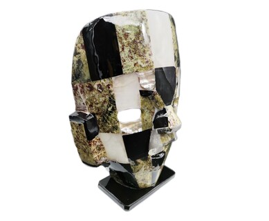 Foto 3 | Foto 3 | Máscara Mask Artesanal de Piedra Pulida Diseño Piel de Víbora