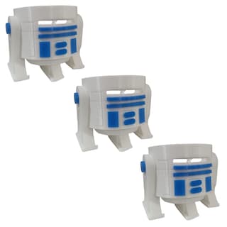 Foto 2 | Foto 2 | Base Soporte para Echo Dot 3D Art Mxaxw-003 R2d2 color Blanco 3 Piezas