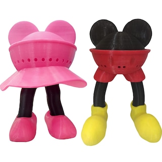 Foto 2 | Foto 2 | Base Mickey Minnie 3D Art Mxmmm-005 para Alexa 4gen Multicolor 5 Piezas