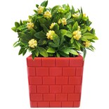 Maceta Decorativa 3d 3d Art Mxyfb-001 1  Pieza Rojo