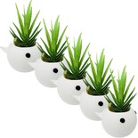 Maceta Decorativa Para Jardín 3d3d Art Mxwfw-005 5  Piezas Azul