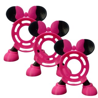Foto 1 | Foto 1 | Base para Alexa 3ra Gen Compatible 3D Art 3 Piezas Rosa y Negro