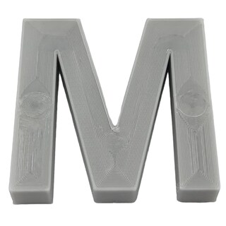 Foto 2 | Foto 2 | Letra Tridimensional Creativa 3D Art 1 Pieza Gris
