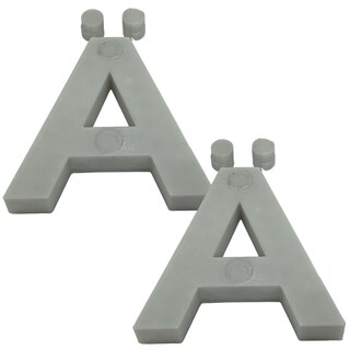 Foto 1 | Foto 1 | Letra 3d Art Mxafy-008 2 Piezas Grises