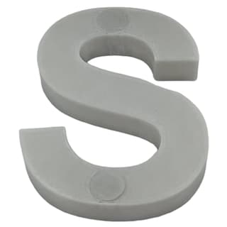 Foto 1 | Foto 1 | Letra 3d Art Mxafy-125 1 Pieza Gris