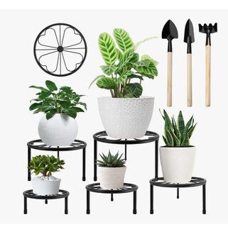 Foto 1 | Foto 1 | 5pz Bases Xtellar Para Maceteros De Herrería Plantas Porta Macetas