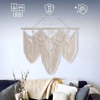 Foto 3 | Foto 3 | Colgante de Pared Boho Beige Ilios Innova Para Sala O Dormitorio