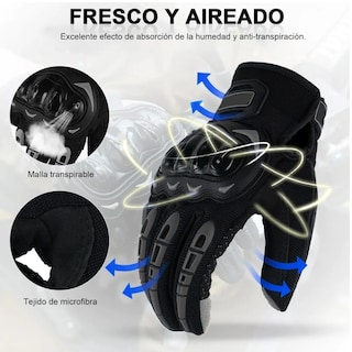 Foto 2 | Foto 2 | Guantes para Motociclista Eo Safe Imports Talla M