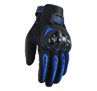 Foto 1 | Foto 1 | Guantes de Protección Petukita Box color Azul para Motocicleta