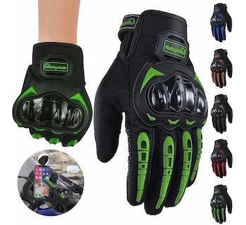 Foto 3 | Foto 3 | Guantes de Protección Petukita Box color Verde para Motocicleta