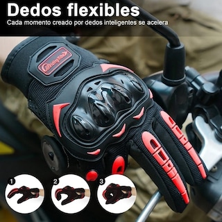 Foto 3 | Foto 3 | Guantes de Protección Petukita Box color Rojo para Motocicleta