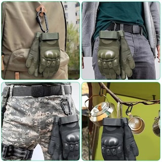 Foto 3 | Foto 3 | Guantes De Protección Para Moto Táctil Talla XL. Eo Safe Imports Esi-8985 Verde