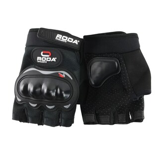 Foto 1 | Foto 1 | Guantes para Motociclista Roda color Negro Medio Dedo
