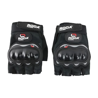 Foto 2 | Foto 2 | Guantes para Motociclista Roda color Negro Medio Dedo
