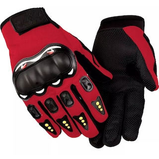 Foto 1 | Foto 1 | Guantes con Protección Anti Derrape Táctil Grande Eo Safe Imports Esi-12782 Rojos para Motociclista