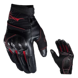 Foto 2 | Foto 2 | Guantes Para Motocicleta Microfibra Cuero Y Fibra De Carbono L/xl Eo Safe Imports Esi-13805 Rojo