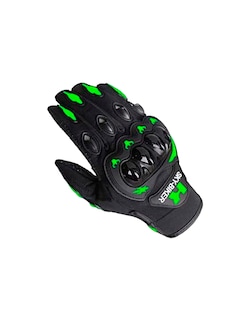 Foto 2 | Foto 2 | Guantes Para Motociclista Antideslizante Con Sensores Táctiles Talla 2xl Negro Con Verde Bluelander