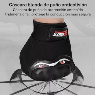 Foto 3 | Foto 3 | Guantes Antideslizantes Transpirables Para Ciclismo Eo Safe Imports Esi-17355 Negro