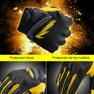 Foto 3 | Foto 3 | Guantes De Motociclismo Talla M Xtellar Multiuso Protección Total Para Hombres Y Mujeres