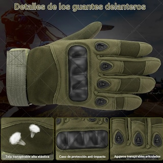 Foto 2 | Foto 2 | Xtellar Guantes Tácticos Premium Para Motocicleta Con Pantalla Táctil Y Protección Superior.