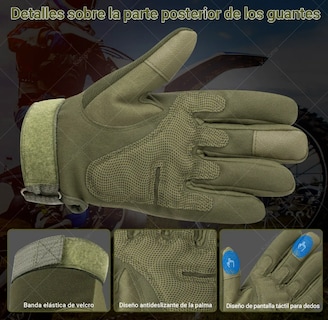 Foto 3 | Foto 3 | Xtellar Guantes Tácticos Premium Para Motocicleta Con Pantalla Táctil Y Protección Superior.