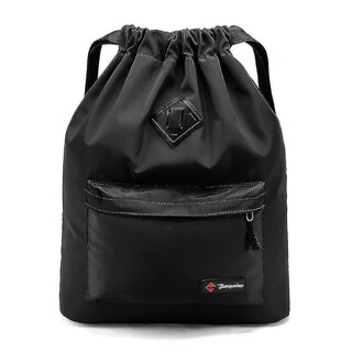Foto 4 | Foto 4 | Mochila Huoguo Impermeable Con Cordón Unisex Color Negro 32 X 16 X 40 Cm - Venta Internacional.