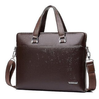 Foto 2 | Foto 2 | Bolso De Hombro Huoguo Business Para Hombre  Pvc Negro - Venta Internacional.