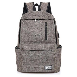 Foto 1 | Foto 1 | Mochila De Negocios Huoguo Con Carga Usb Color Marrón 32 X 13 X 46 Cm - Venta Internacional.