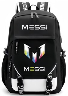 Foto 1 | Foto 1 | Mochila Sanmu Con Estampado Casual De La Estrella Argentina Lionel Messi - Venta Internacional.