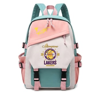 Foto 1 | Foto 1 | Mochila Sanmu De Estilo Casual Con Estampado De Lagos Del Equipo De Baloncesto - Venta Internacional.