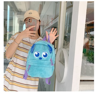 Foto 3 | Foto 3 | Mochila Sanmu Cute Fury Monsters University para Niño- Venta Internacional