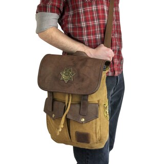 Foto 6 | Foto 6 | Mochila The Coop Walking Dead Rick's Sheriff Brown - Venta Internacional.