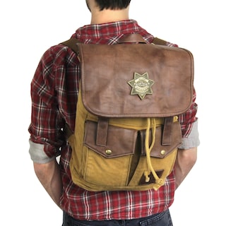 Foto 7 | Foto 7 | Mochila The Coop Walking Dead Rick's Sheriff Brown - Venta Internacional.