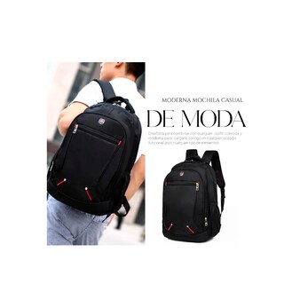 Foto 3 | Foto 3 | Mochila Malubero para Laptop con Carga Usb color Negro