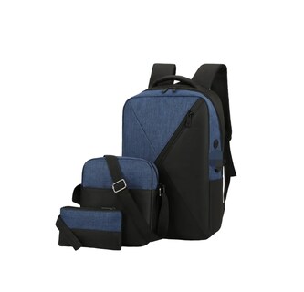 Foto 1 | Foto 1 | Set Mochila Antirrobo Escolar Casual Multicolor 3 Piezas