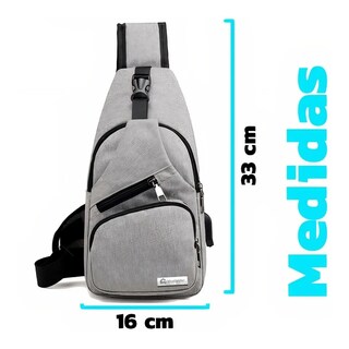 Foto 2 | Foto 2 | Bolsa Eo Safe Imports ESI-3195 color Gris