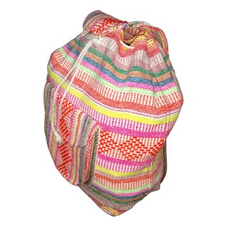 Foto 3 | Foto 3 | Mochila Mexicana Tejida Artcraftmx Mxoco-002 2 Pzas Rojo/rosa/multicolor Hechas A Mano
