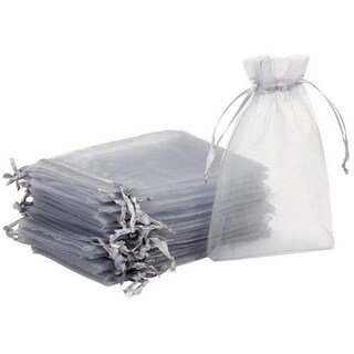 Foto 3 | Foto 3 | Bolsas Para Detalles De Fiesta Ventdepot  Mxphb-003  3piezas Color  Gris  Bolsa Organza