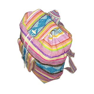 Foto 3 | Foto 3 | Mochilas De Colores Hechas A Mano Artcraftmx  Mxika-002  2 Pzas  Rosa/azul/morado  Hechas A Mano