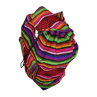 Foto 3 | Foto 3 | Mochila Tejida Por Mexicanos Artcraftmx Mxyet-001 1 Pza Rojo/verde/naranja/morado/rosa Hechas A Mano