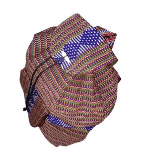 Foto 3 | Foto 3 | Mochila Artesanales Mexicanas Artcraftmx Mxahu-002 2 Pzas Rojo/morado/azul Hechas A Mano