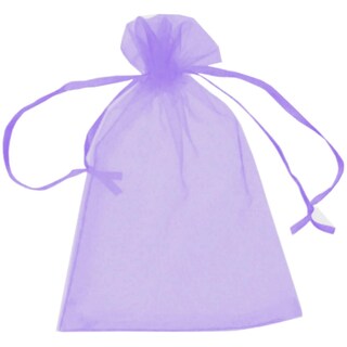 Foto 2 | Foto 2 | Bolsa De Organza Para Eventos Ventdepot Mxpob-001 1pieza Color Morado Bolsa Organza