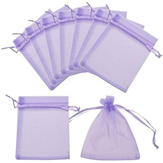 Foto 3 | Foto 3 | Bolsa De Organza Para Eventos Ventdepot Mxpob-001 1pieza Color Morado Bolsa Organza