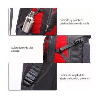 Foto 3 | Foto 3 | Mochila Eo Safe Imports Esi-3963 color Rojo