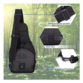 Foto 3 | Foto 3 | Mochila Bandolera Tactica Eo Safe Imports Esi-5527 Negro