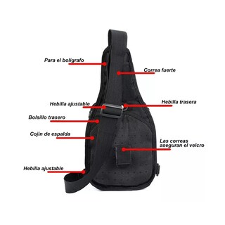 Foto 5 | Foto 5 | Mochila Bandolera Tactica Eo Safe Imports Esi-5527 Negro