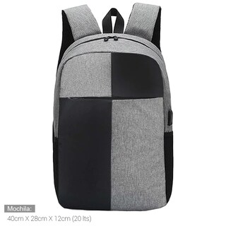 Foto 4 | Foto 4 | Mochila Funcional/escolar Para Laptop Carga Usb